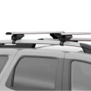 Dachtr&auml;ger passend f&uuml;r Citroen C3 Aircross ab 2009-2018 offene Dachreling 115 cm Silber