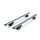 Dachträger passend für Fiat Doblo ab 2010-2020 offene Dachreling 135 cm Silber