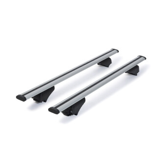 Dachträger passend für Seat leon ST Kombi ab 2020+ V2 geschlossene Dachreling 115 cm Silber