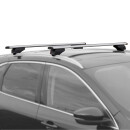 Dachtr&auml;ger passend f&uuml;r Seat leon ST Kombi ab 2020+ V2 geschlossene Dachreling 115 cm Silber