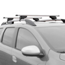 Dachtr&auml;ger passend f&uuml;r Skoda Superb Alldrive Kombi ab 2012-2015 offene Dachreling 115 cm Silber