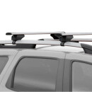 Dachtr&auml;ger passend f&uuml;r Skoda Superb Alldrive Kombi ab 2012-2015 offene Dachreling 115 cm Silber