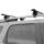 Dachträger passend für Skoda Superb Alldrive Kombi ab 2012-2015 offene Dachreling 115 cm Silber