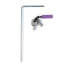 Dachtr&auml;ger passend f&uuml;r Toyota Land Crusier Prado ab 1998-2009 offene Dachreling 135 cm Silber