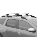 Dachtr&auml;ger passend f&uuml;r Toyota Land Crusier Prado ab 1998-2009 offene Dachreling 135 cm Silber