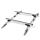 Dachträger passend für Toyota Land Crusier 90   ab 2003+ offene Dachreling 125 cm Silber