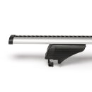 Dachtr&auml;ger passend f&uuml;r Volkswagen Golf Plus  ab 2005-2014 offene Dachreling 115 cm Silber