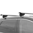 Dachtr&auml;ger passend f&uuml;r Volkswagen Passat Variant Kombi ab 2015+ V2 geschlossene Dachreling 115 cm Silber