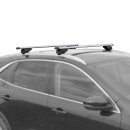 Dachtr&auml;ger passend f&uuml;r Volkswagen Passat Variant Kombi ab 2015+ V2 geschlossene Dachreling 115 cm Silber