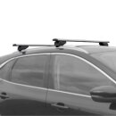 Dachtr&auml;ger passend f&uuml;r Volkswagen Passat Variant Kombi ab 2015+ V2 geschlossene Dachreling 115 cm Silber