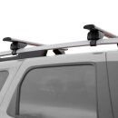 Dachtr&auml;ger passend f&uuml;r Volkswagen Touran ab 2015+ offene Dachreling 135 cm Silber