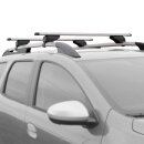 Dachtr&auml;ger passend f&uuml;r Volkswagen Touran ab 2015+ offene Dachreling 135 cm Silber