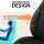 Sitzbezüge passend für Bett-Mobil Wohnmobil (Schwarz-Grau) Pilot 6.1
