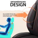 Sitzbez&uuml;ge passend f&uuml;r La Strada Wohnmobil (Schwarz-Rot) Pilot 6.2