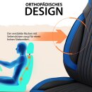 Sitzbez&uuml;ge (Pilot) passend f&uuml;r Mercedes Benz G-Klasse (Schwarz-Blau) 6.5