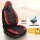 Sitzbezüge (Pilot) passend für Opel Vivaro (Schwarz-Rot) 6.12