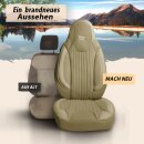 Sitzbez&uuml;ge passend f&uuml;r Aguti Sitze Wohnmobil (Beige) Pilot 6.3