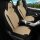 Sitzbezüge (Pilot) passend für VW Golf (Beige-Schwarz) 6.8