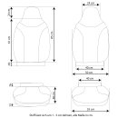 Sitzbez&uuml;ge (Pilot) passend f&uuml;r Jaguar S-Type (Grau) 6.4