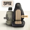 Sitzbez&uuml;ge (Pilot) passend f&uuml;r Honda CR-V (Schwarz-Beige) 7.13