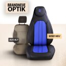 Sitzbez&uuml;ge passend f&uuml;r Sunlight Wohnmobil (Schwarz-Blau) Pilot 7.5