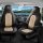 Sitzbezüge (Pilot) passend für Seat Alhambra (Schwarz-Beige) 7.13