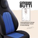 Sitzbez&uuml;ge (Pilot) passend f&uuml;r Seat Altea (Schwarz-Blau) 7.5