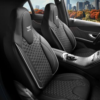 Sitzbezüge (Pilot) passend für Toyota Urban Cruiser (Schwarz-Grau) 8.1