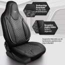 Sitzbez&uuml;ge (Pilot) passend f&uuml;r Toyota Urban Cruiser (Schwarz-Grau) 8.1