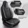 Sitzbezüge (Pilot) passend für Iveco Iveco Daily (Schwarz-Grau) 8.2
