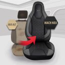 Sitzbez&uuml;ge (Pilot) passend f&uuml;r Lexus NX (Schwarz-Grau) 8.2