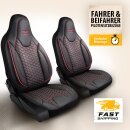 Sitzbez&uuml;ge passend f&uuml;r Joko Wohnmobil (Schwarz-Rot) Pilot 8.1