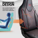 Sitzbez&uuml;ge passend f&uuml;r ADRIA Wohnmobil (Schwarz-Rot) Pilot 8.1