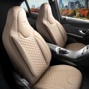 Sitzbezüge (Pilot) passend für Audi Q2 (Beige) 8.3