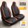 Sitzbezüge passend für Hobby Wohnmobil (Schwarz Braun) Pilot 8.14