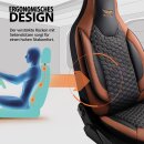 Sitzbez&uuml;ge (Pilot) passend f&uuml;r Lexus NX (Schwarz Braun) 8.14
