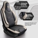 Sitzbez&uuml;ge passend f&uuml;r Clever Wohnmobil (Schwarz Beige) Pilot 8.13