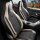 Sitzbezüge (Pilot) passend für Land Rover Discovery Sport (Schwarz Beige) 8.13