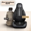 Sitzbez&uuml;ge passend f&uuml;r Globe Traveller Wohnmobil  (Schwarz) Pilot 9.11