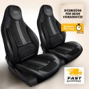 Sitzbez&uuml;ge passend f&uuml;r Carado Wohnmobil  (Schwarz) Pilot 9.11