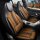 Sitzbezüge passend für Peugeot Wohnmobil (Schwarz Braun) Pilot 9.14