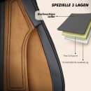 Sitzbez&uuml;ge passend f&uuml;r PLA Wohnmobil (Schwarz Braun) Pilot 9.14
