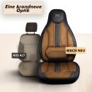 Sitzbez&uuml;ge passend f&uuml;r PLA Wohnmobil (Schwarz Braun) Pilot 9.14