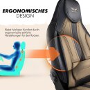 Sitzbez&uuml;ge (Pilot) passend f&uuml;r Seat Arona (Schwarz Beige) 9.13