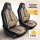 Sitzbezüge (Pilot) passend für Seat Arona (Schwarz Beige) 9.13