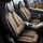 Sitzbezüge (Pilot) passend für Audi Q7 (Schwarz Beige) 9.13