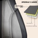 Sitzbez&uuml;ge (Pilot) passend f&uuml;r Mercedes Benz B-Klasse (Schwarz-Grau) 9.2