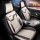 Sitzbezüge passend für für Peugeot 3008 (Beige-Schwarz)