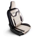 Sitzbez&uuml;ge passend f&uuml;r f&uuml;r Seat Arona (Beige-Schwarz)