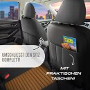 Sitzbez&uuml;ge passend f&uuml;r f&uuml;r Toyota Land Cruiser (Braun-Schwarz)